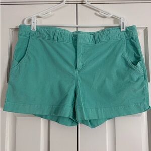 NWOT Athleta Pica 4 Mint Green Corduroy Shorts Size 16